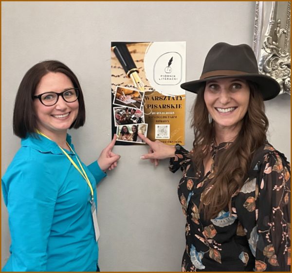 AS Pilewicz & Anna Rozenberg - pomysłodawczyni i realizatorki projektu Piórnik Literacki.